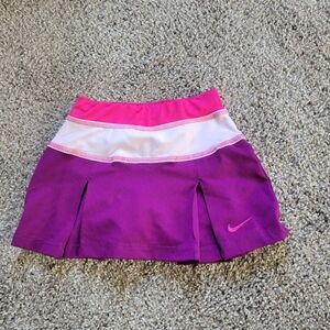 Nike Girls Size 4T Skirt With Built In Shorts Skort Purple Pink